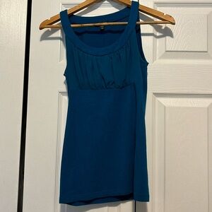 Express XS sleeveless top turquoise